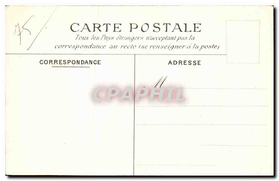 CPA Senat galerie des bustes Paris  — Verso