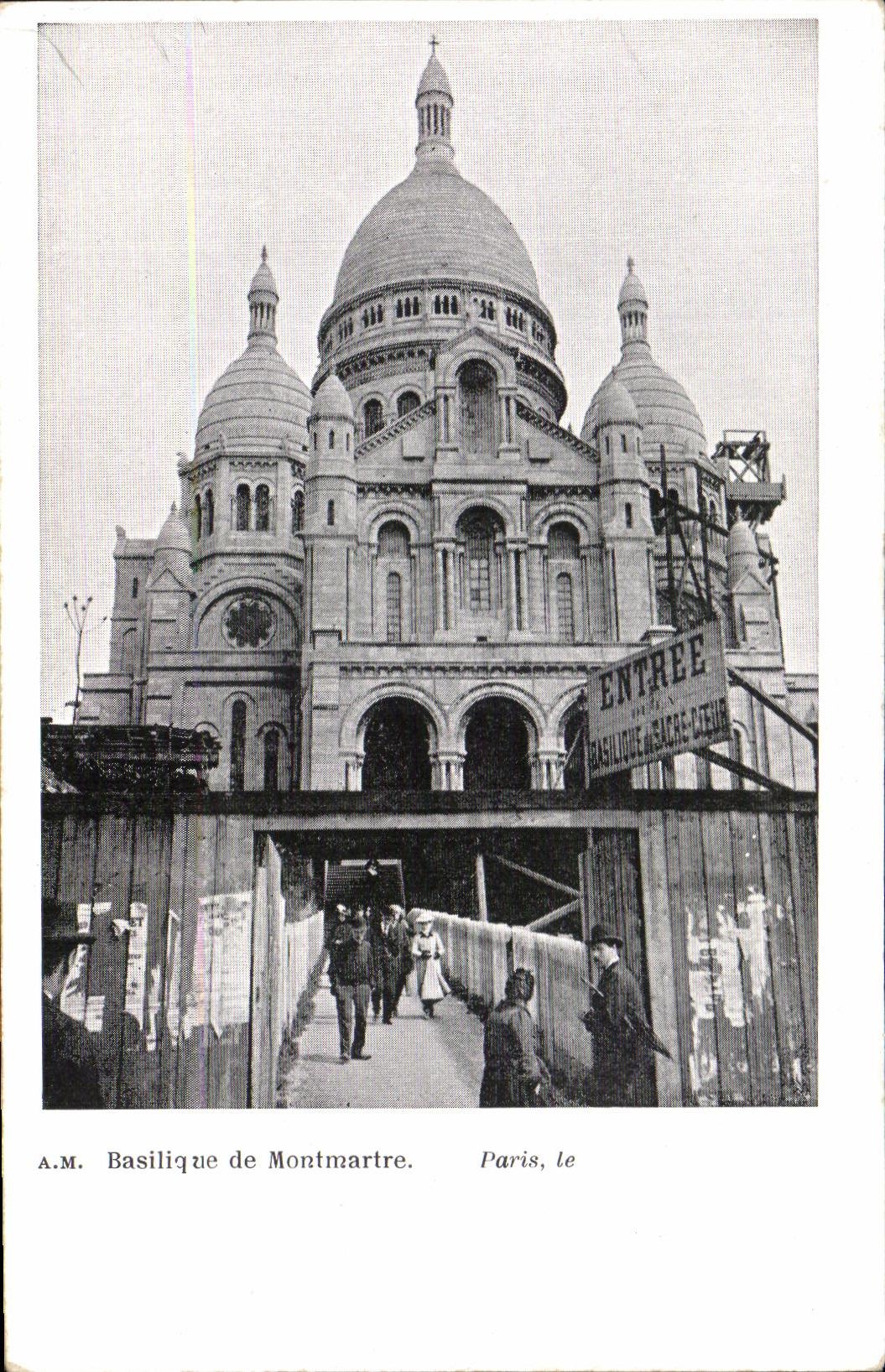 CPA Basilique de montmartre Paris Sacre Coeur 
