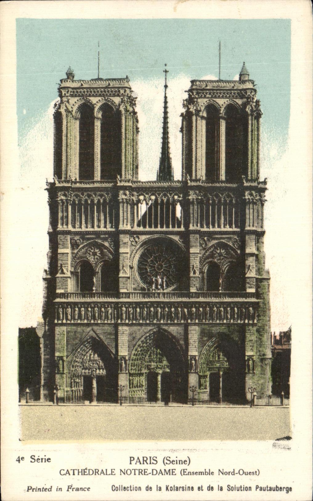 CPA Paris Cathedrale Nothre Dame 