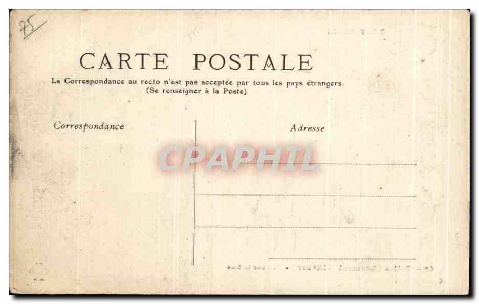 CPA Tout Paris Buttes Chaumont Vue sur le lac — Verso
