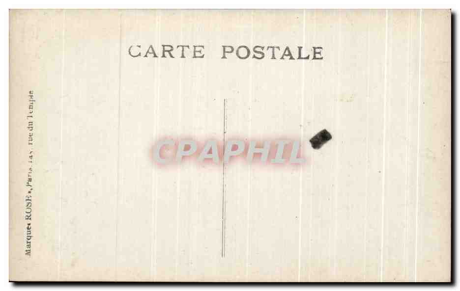 CPA Paris Inondation 1910 Le Pont Notre Dame — Rückseite