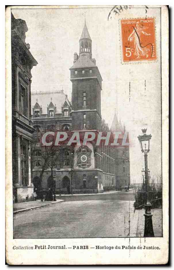 CPA Petit Journal Paris Horloge du Palais de Justice