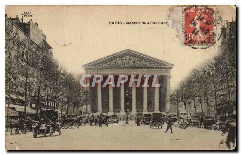 CPA Paris Madeleine Rue Royale