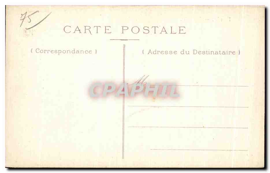 CPA Paris Institut — Rückseite