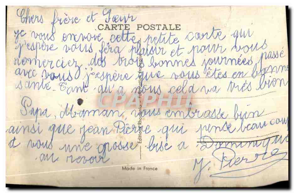 CPSM Malheur de I'un Bonheur de I'autre Chats — Back