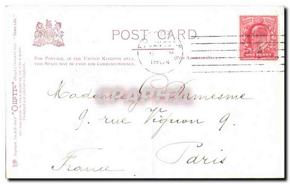 CPA Town Life The Court Adjourns For LuncheonEdward King Avocat Justice  — Rückseite