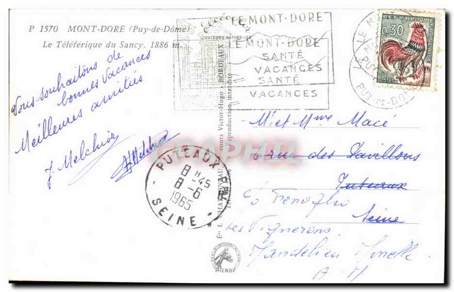 Le Téléphérique du Sancy — Puy-de-Dôme — Éditeur Elcée — Reverso