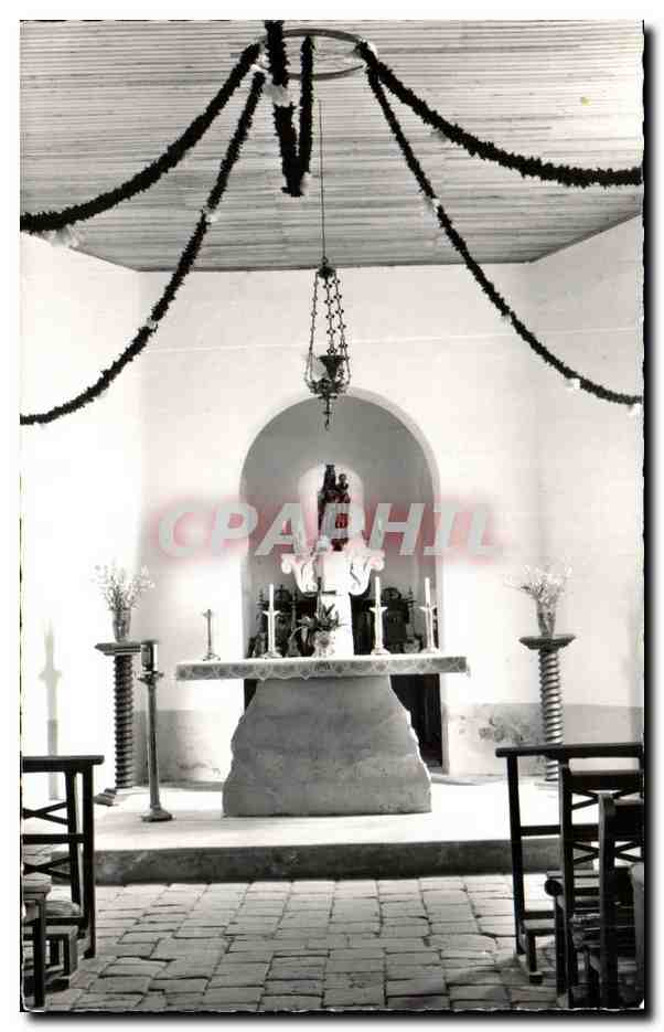CPA Interieur de la Chapelle de Geou Notre Dame des Cylistes Labastide d'Armagnac 