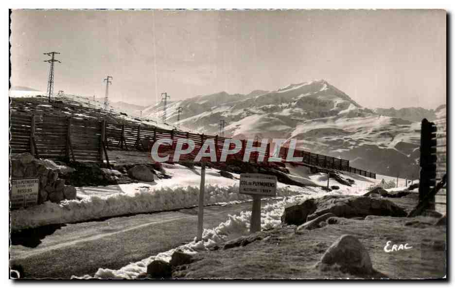 Col de Puymorens — Sommet du Col (ligne du partage des eaux des Bassins de l’Èbre, Espagne, et Garonne, France) — Éditeur ÉRAC, n° 188