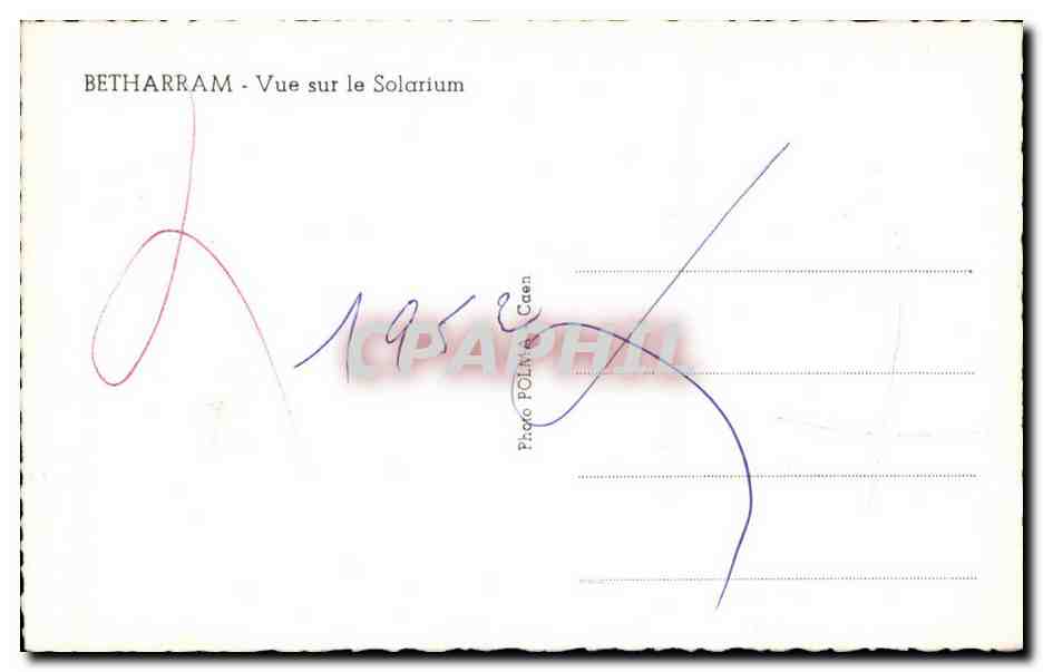 BETHARRAM - Ansicht des Solariums — Photo POLEM, Caen — Rückseite