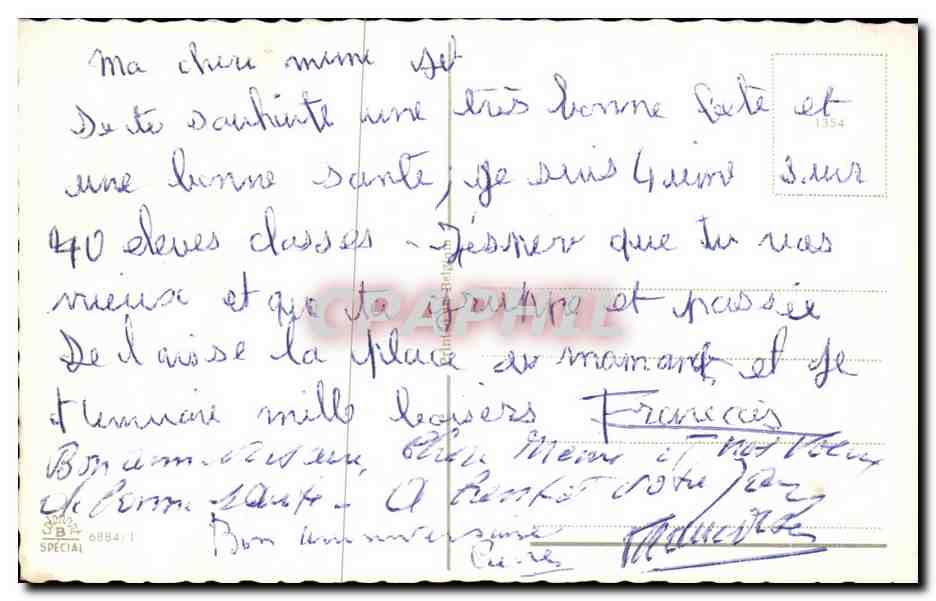 CPA Fantaisie Bonne Fete Roses — Rückseite