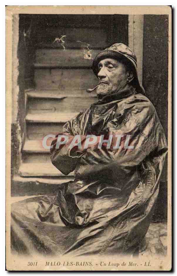 CPA Malo Les Bains Un Loup De Mer Folklore Metier 