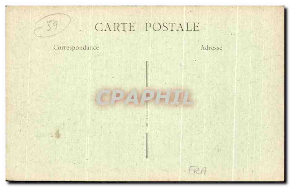 CPA Lille Porte De Roubaix Et De Gand — Rückseite