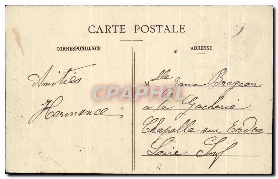 CPA Paris Le Val de Grace Hopital — Verso