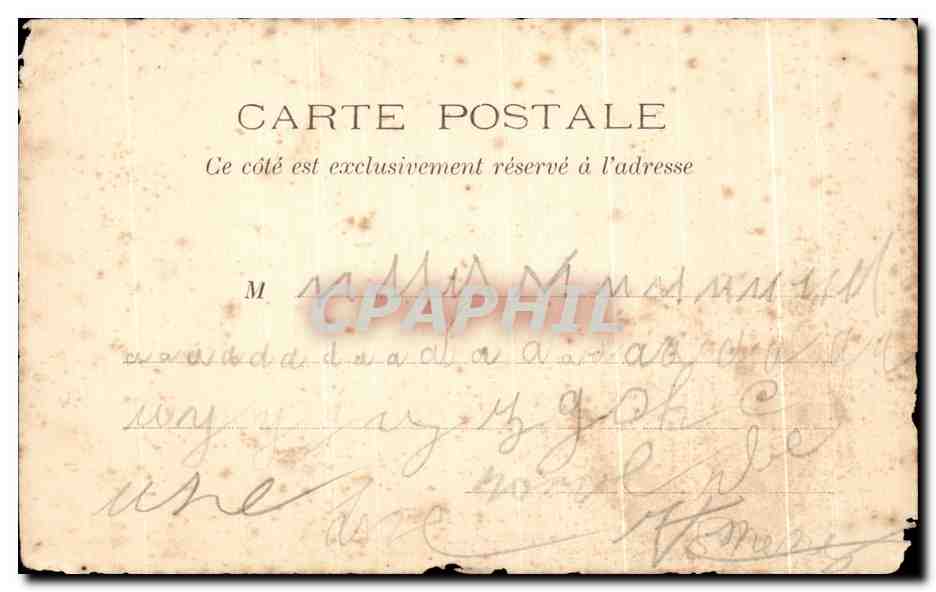 CPA L'Etat Major Des Femmes Chretiennes De France Baronne Xavier Reille Vedrenne  — Rückseite