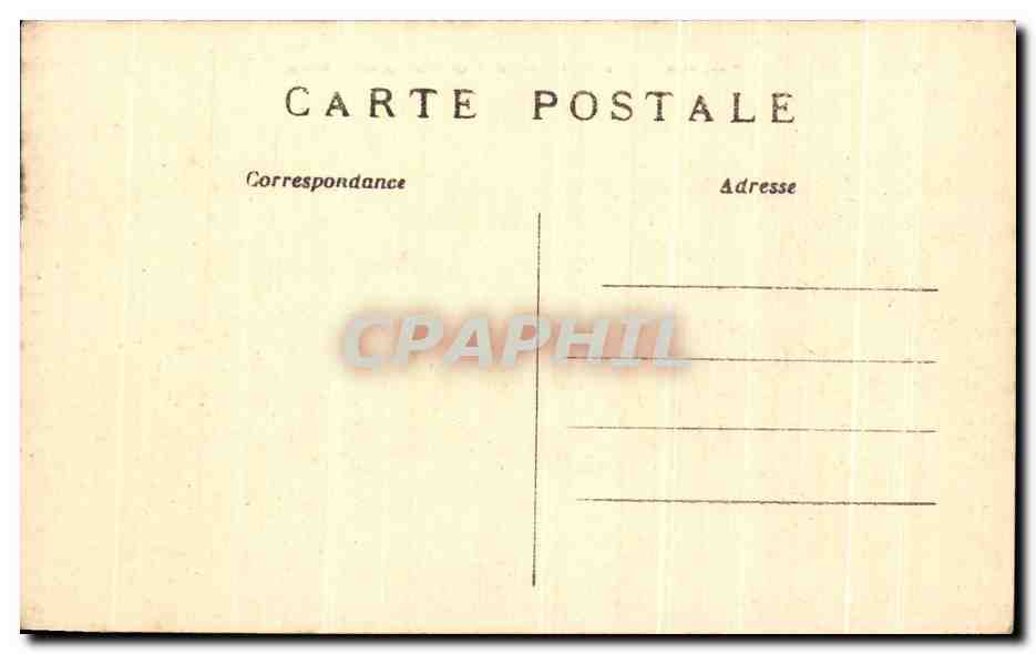 CPA Versailles Les Parterres le Jour des Grandes Eaux — Verso