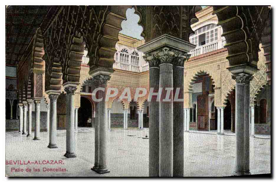CPA Sevilla Alcazar Patio de les Doncellas