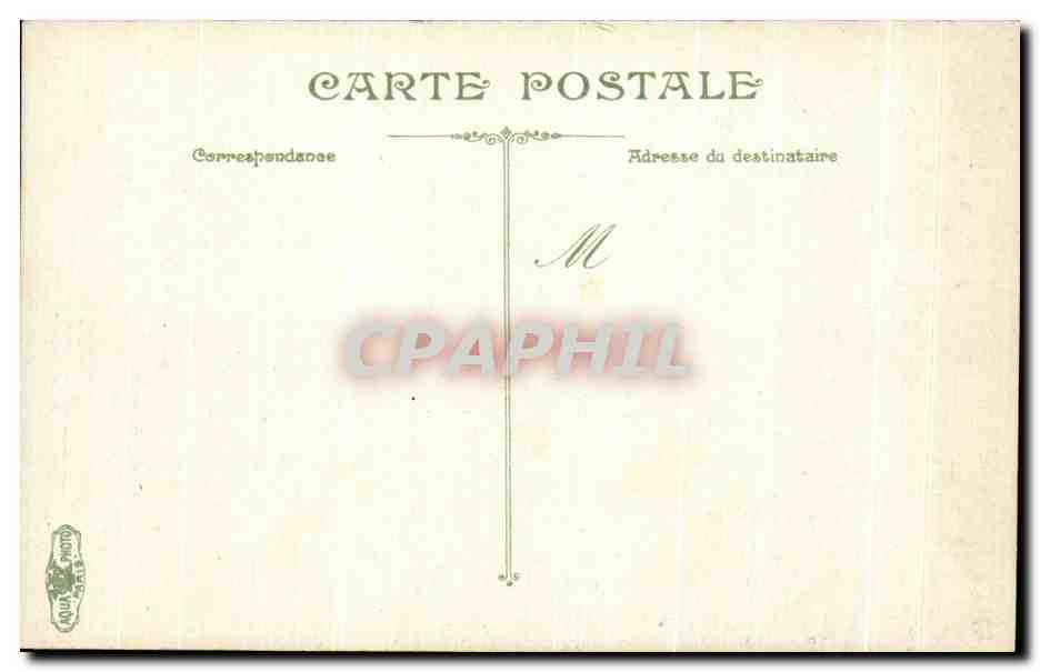 CPA Versailles Le Canal L'Embarcadere — Verso