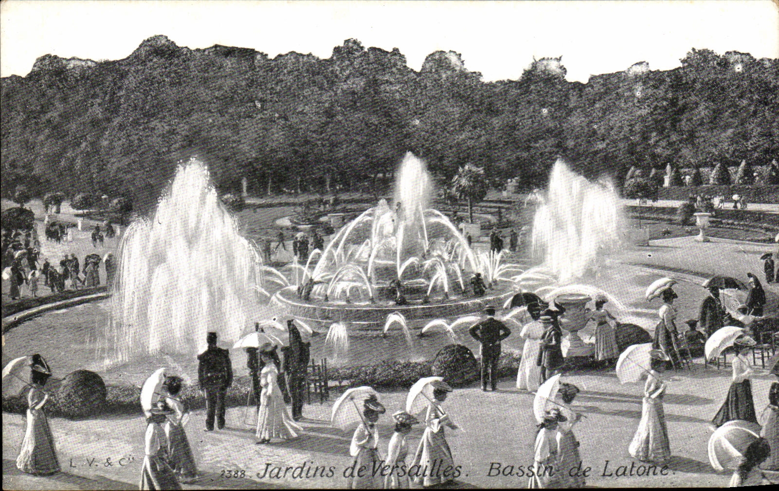 Jardins de Versailles — Bassin de Latone — L.V.&C. n°2388