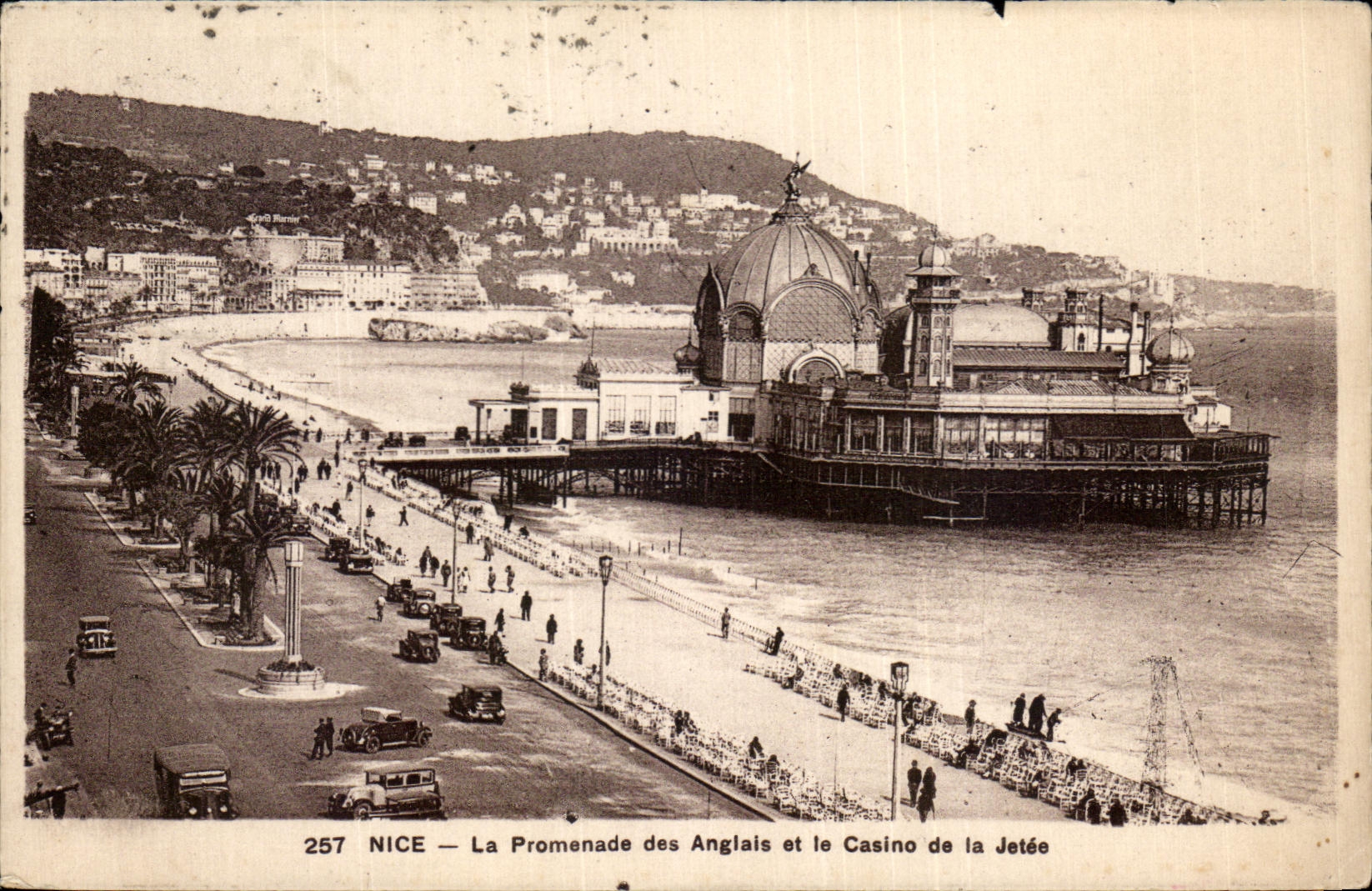 CPA Nice La Promenade des Anglais et le Casino de la Jetee
