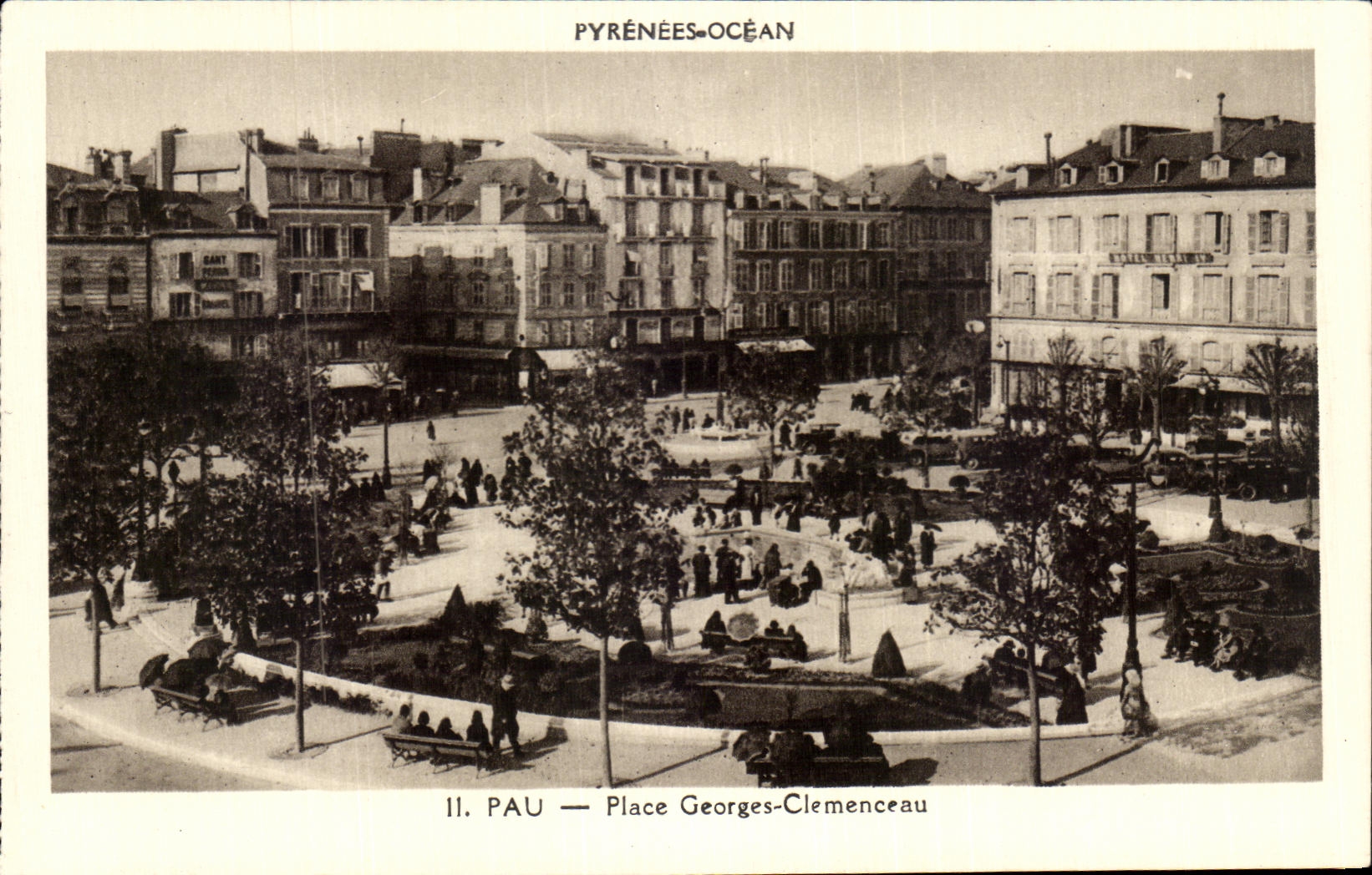 Pau — Place Georges-Clemenceau — Édition Océan
