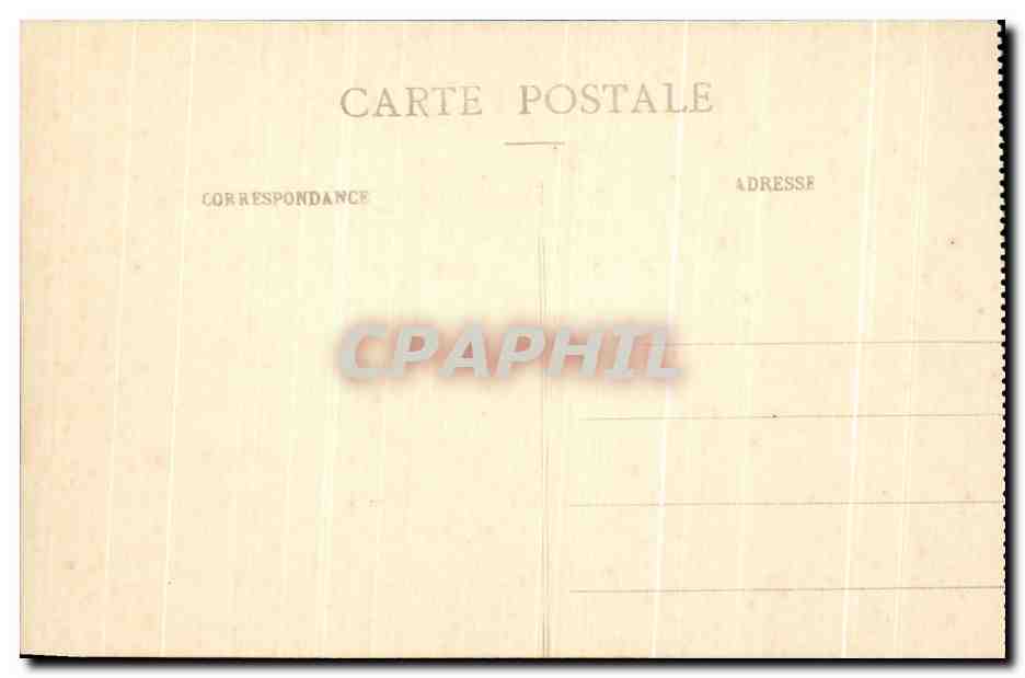 CPA La Grande Trappe pres Mortagne Le monastere au retour des Trappostes 1815 — Rückseite