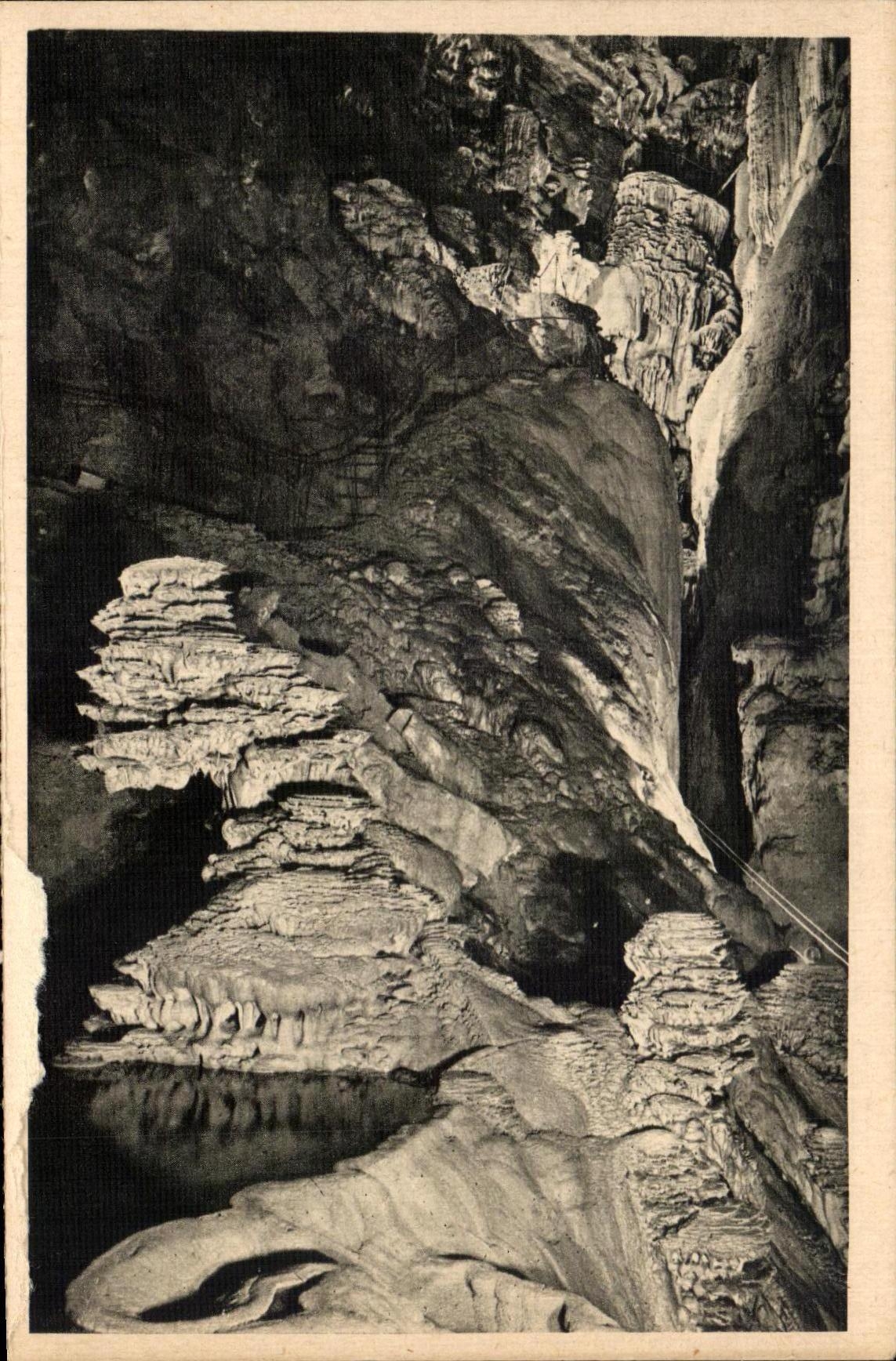 Padirac — Hängender See und Großer Dôme — Éditions L. Vertu à Saint-Céré (Lot)