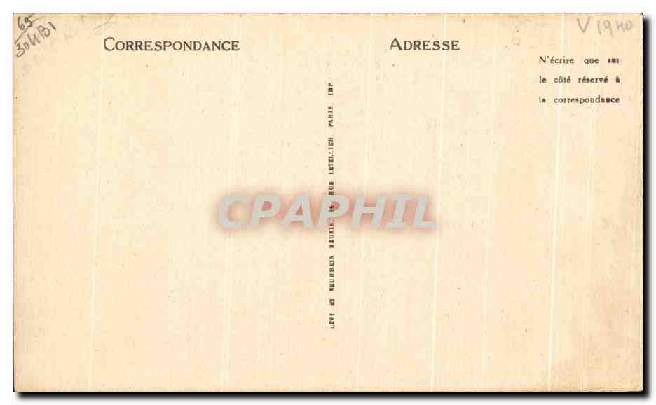 CPA Lourdes Chateau Fort Musee Pyreneen Reconstitution d'un Cimetiere basque — Verso