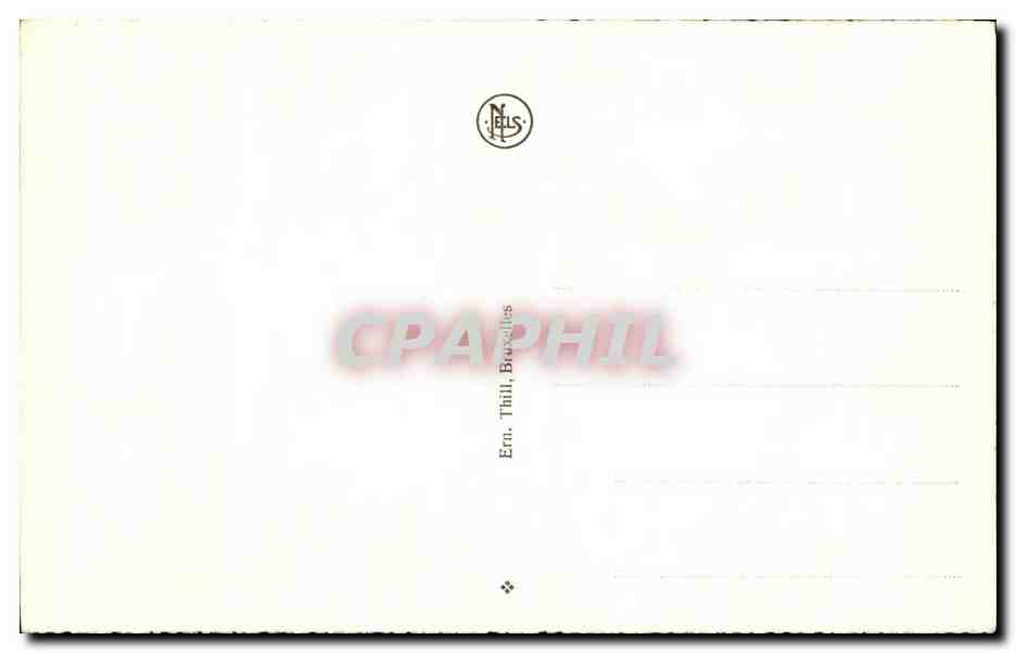 CPA Square du Chateau et Beffroi Carillon de 48 cloches Mons  — Rückseite