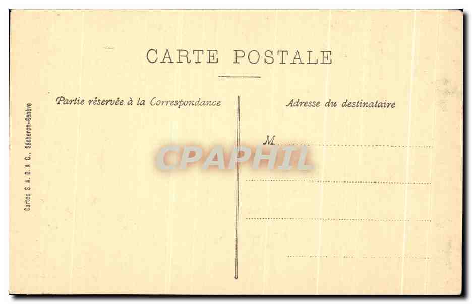 CPA Lac Leman Suisse — Rückseite
