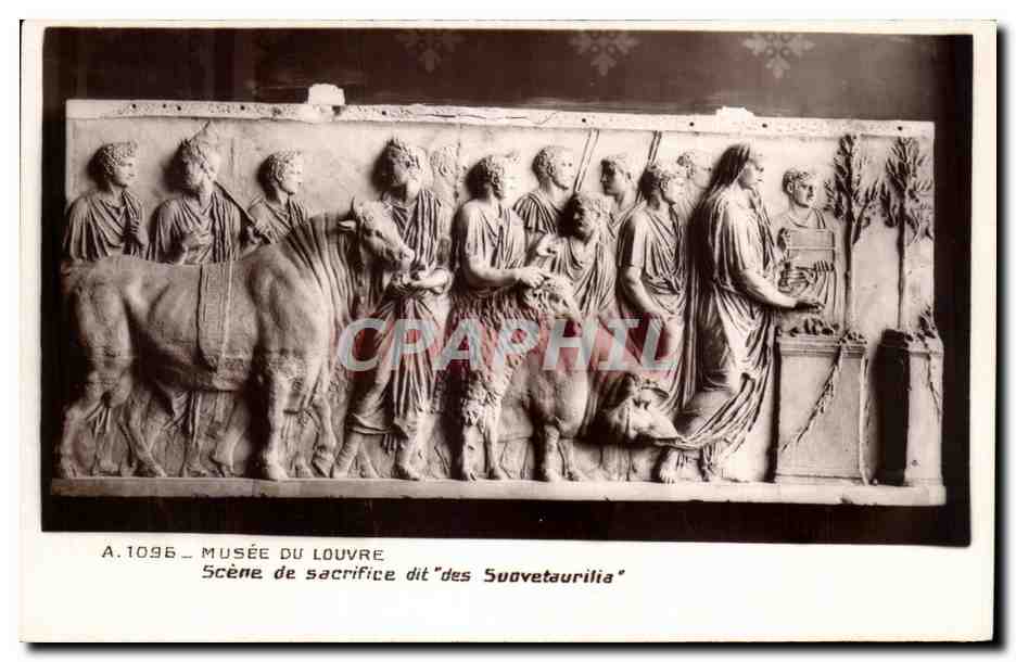 Scène de sacrifice dit "des Suovetaurilia" — Musée du Louvre — série A.1096