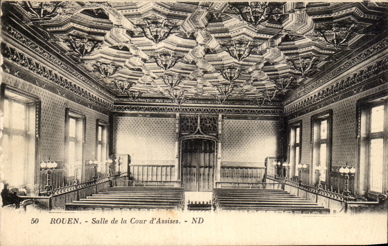 CPA Rouen Salle de la Cour d'Assises