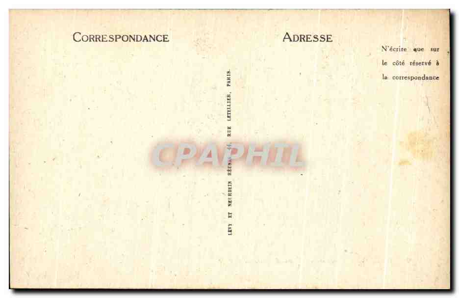 CPA Rouen Salle de la Cour d'Assises — Rückseite