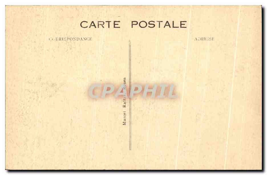 CPA Rouen Gare de la Rue Verte Arts decoratifs — Verso