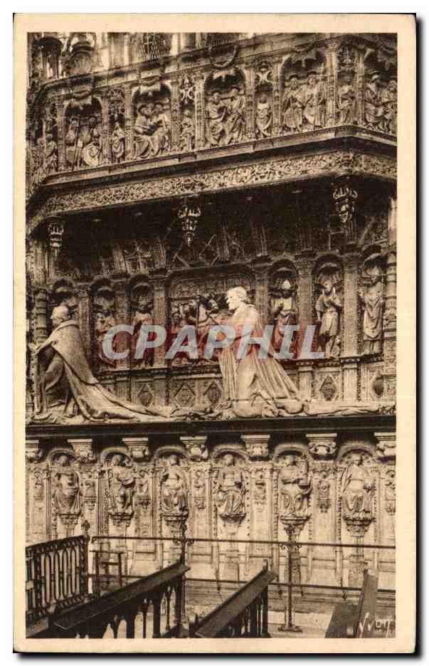 CPA Rouen Seine Inferieure Monument des cardinaux d'Amboise a l'interieur de la cathedrale 