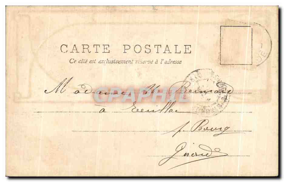 CPA Les docks de la Carte postale Enfant — Rückseite