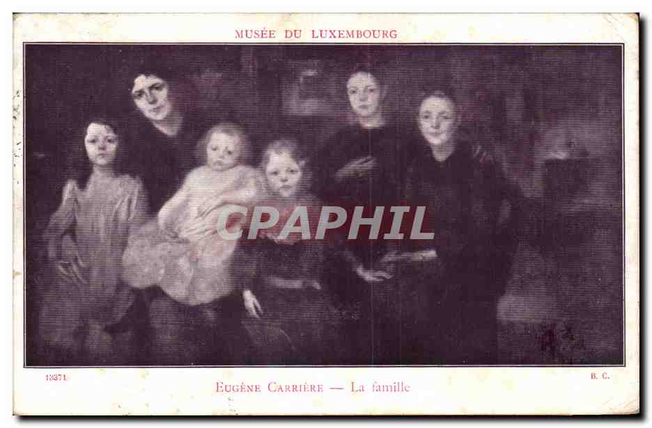 CPA Musee du Luxembourg Eugene Carriere La famille
