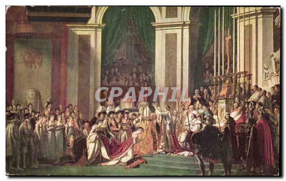CPA Sacre de Napolean Par le pape pie VII a Notre Dame de Paris