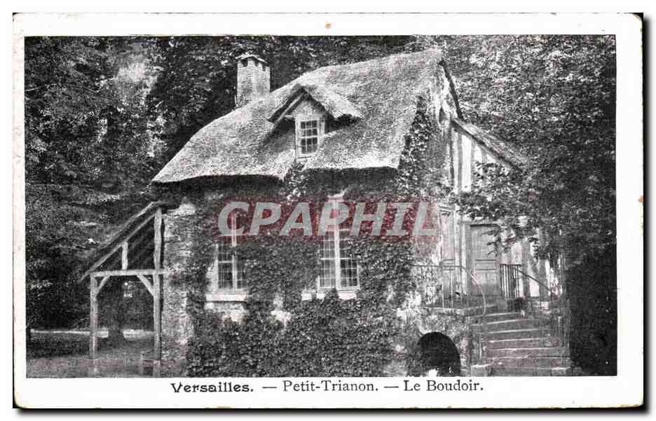CPA Versailles Petit Trianon Le Boudoir