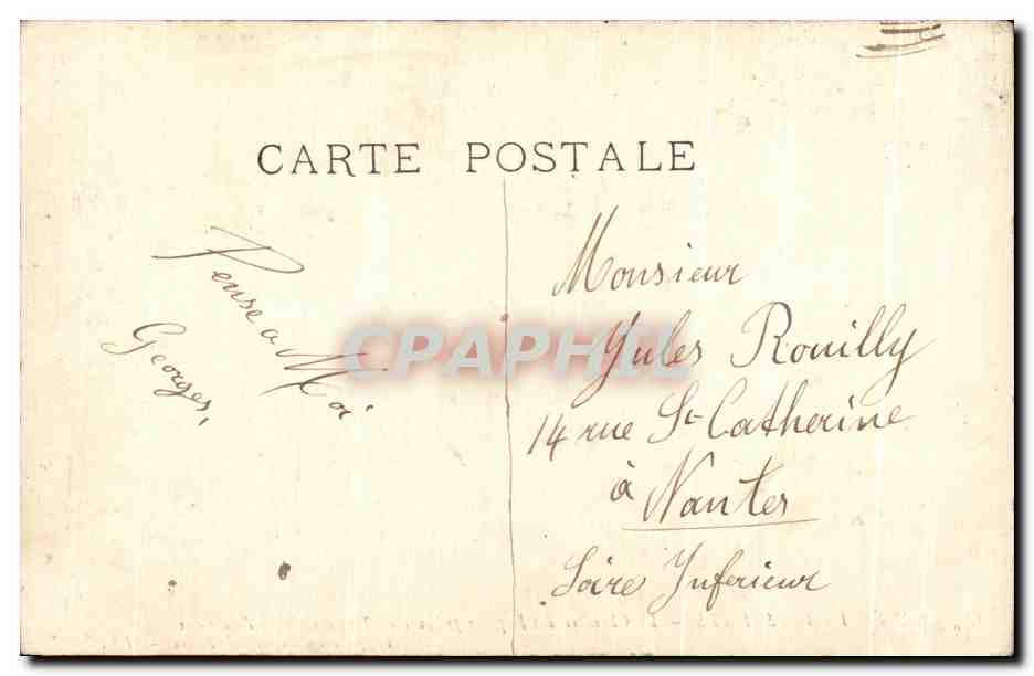 CPA Musee De Versailles La Chambre des Deputes presente au Duc d'Orleans  — Rückseite