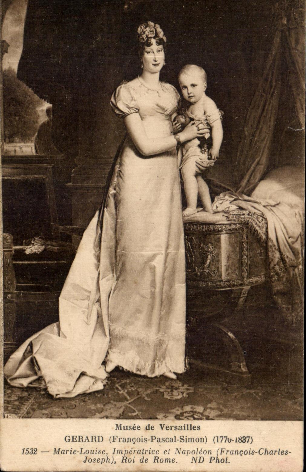 Marie-Louise, Impératrice et Napoléon, Roi de Rome — Musée de Versailles — GERARD (François-Pascal-Simon) 1532