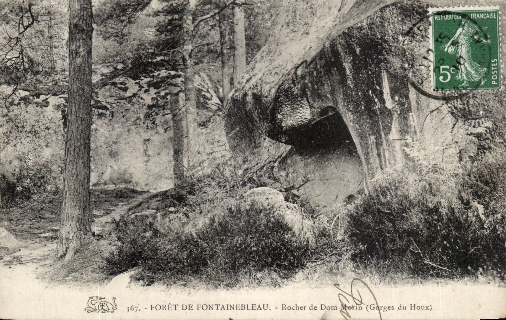 Foresta di Fontainebleau — Roccione di Dom-Motin (Gorges du Houx) — n°367