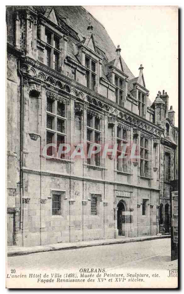 CPA Orleans L'ancien Hotel de Ville Musee de Peinture Seulpture