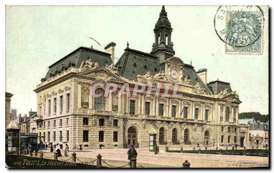 CPA Tours Le Nouvel Hotel Ville