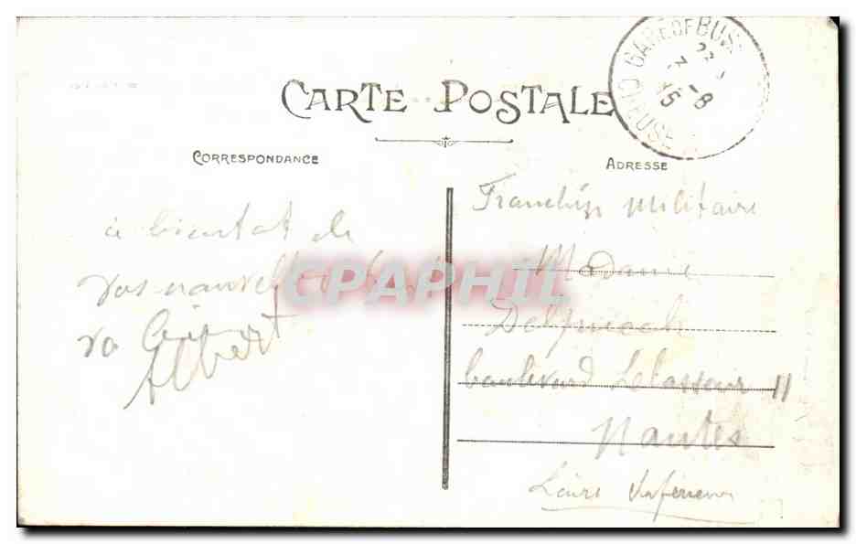La Creuse pittoresque — Viaduc de Limoges à Montluçon — Busseau d'Ahun, n°855 — Reverso