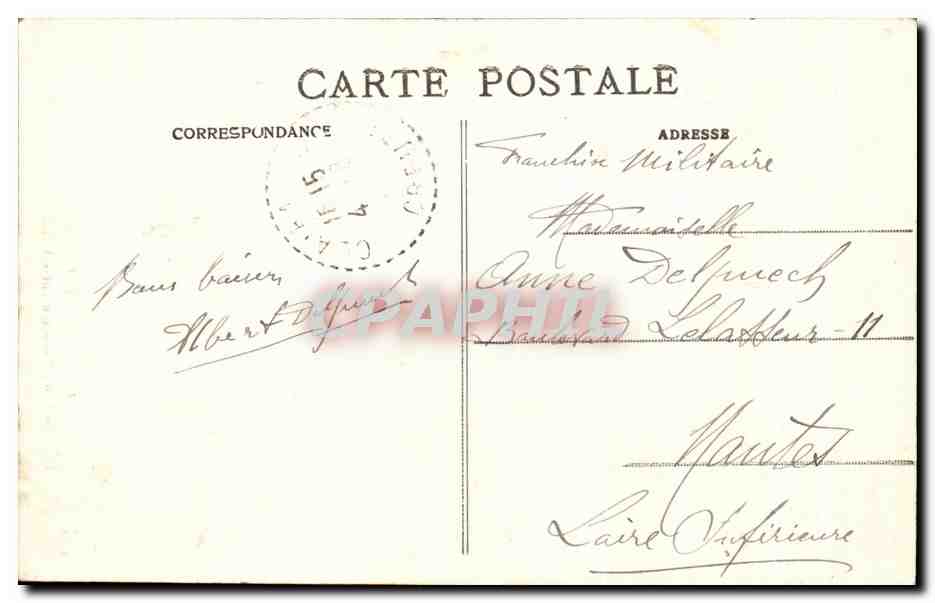 La Creuse pittoresque — Les Bords du Thaurion entre Vallière et Royère — Éditeur FM, n° 1021 — Reverso