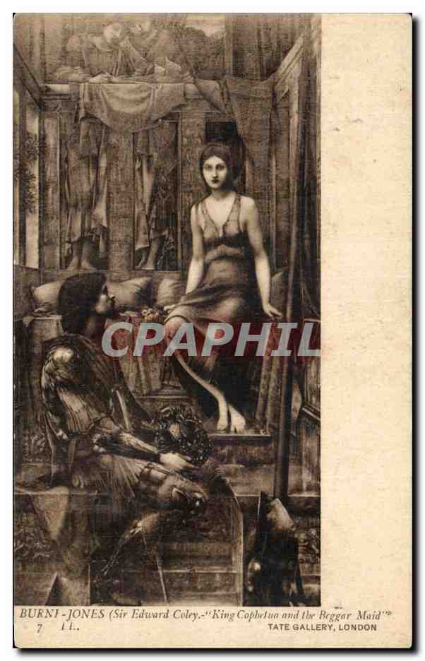 CPA Burni Jones Tate Gallery London