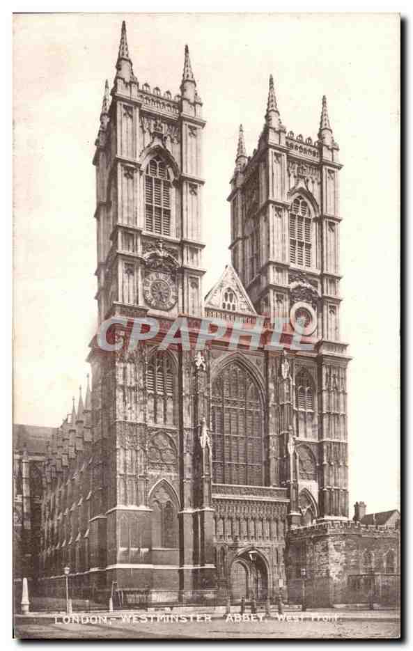 CPA London Westminister Abbey West Front