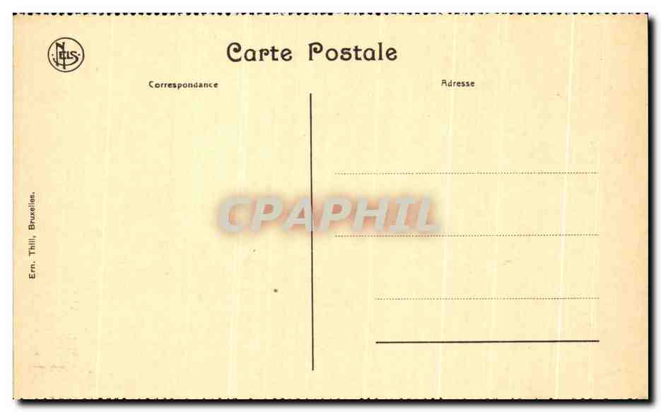 CPA Nieuport Ville La Tour des Templiers et le Boulevard exterieur The Templars Towe and Outside Boulevard — Rückseite