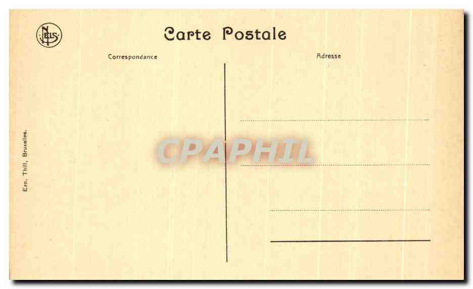 CPA Nieuport La Boulevard et la Place de la Gare  — Rückseite